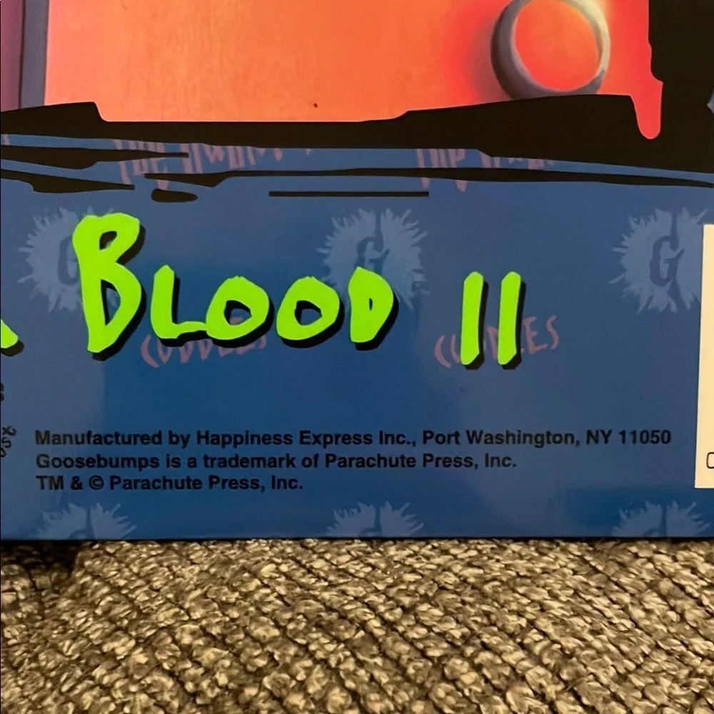 Vintage Unpunched 90’s Goosebumps School Folder 'Monster Blood II' Like New!